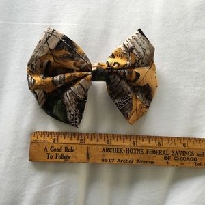 Girls Camo Hair Bow